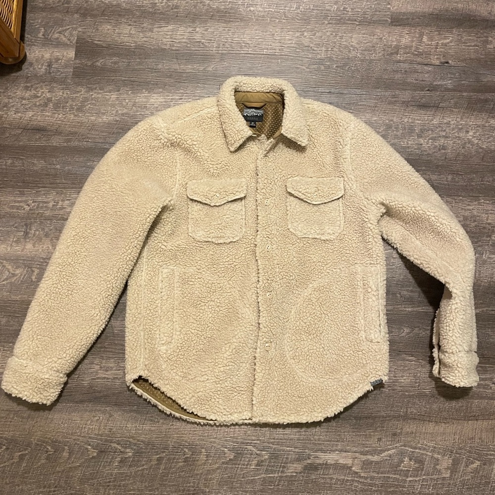J. crew Nordic Men’s Sherpa Button Down Fleece Jacket